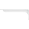 Ekena Millwork Embrey Steel Bracket, White Primer 2"W x 18"D x 6 1/2"H BKTM02X18X06EBPWH - alternate 5